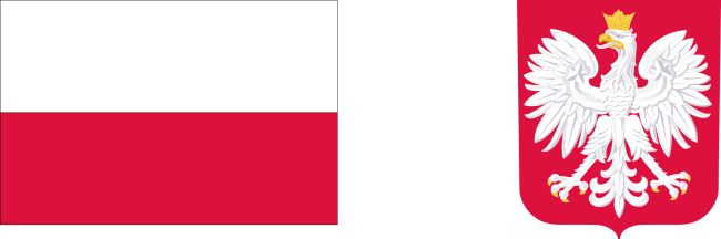 Powiększ zdjęcie: barwy Rzeczypospolitej Polskiej i wizerunek godła Rzeczypospolitej Polskiej