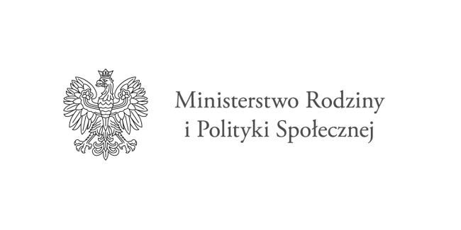 Powiększ zdjęcie: Logotyp ministerstwa rodziny i polityki społecznej